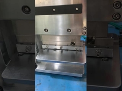 Pneumatische pcb-afschuiver met massief ijzeren frame en 2 scherpe lineaire messen