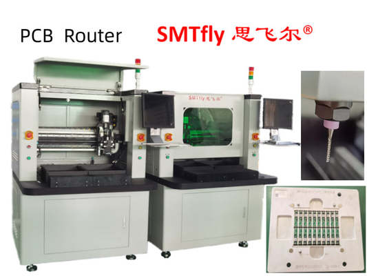 kwaliteit  PCB Router Machine 150W 3.5mm Thick  Cnc Milling fabriek