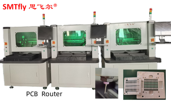 Cnc van de het Werkstationrouter van 4.2KW L450mm de Dubbele Machine van PCB/van de Router van PCB Depaneling