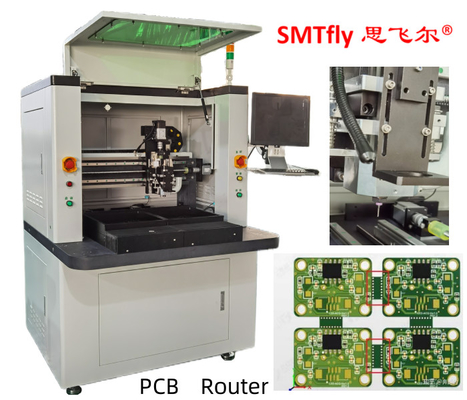 Pcb Router Depaneling Machine Offline 0,01mm Positioning Circuit Board Maker Machine