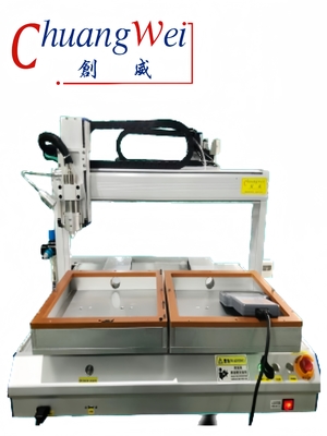 PCB Router Machine Dubbelstation Automatische Elektronische Schroevendraaier Machine