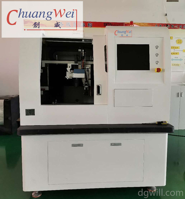 Inline laser pcb-afbouwmachine met aangepaste 355nm lasergolflengte