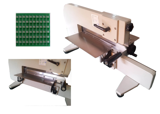 Steel Frame PCB Separation Machine Motorized Cutting 330mm Fr4 Handpush