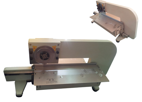 Steel Frame PCB Separation Machine Motorized Cutting 330mm Fr4 Handpush