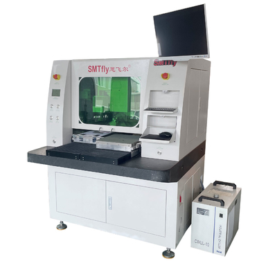 15W laser pcb-afschilferingsmachine dubbele tafel solide staat UV-lasers machine offline