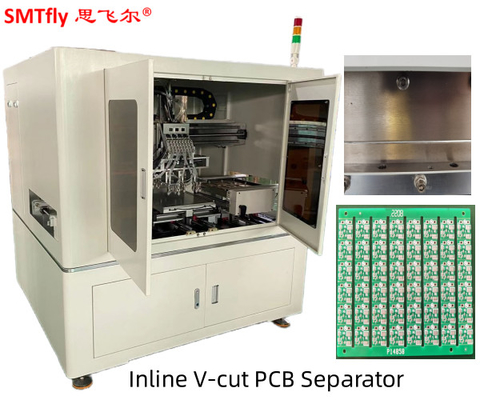 0.7Mpa PCB V-snijmachine online pneumatisch 3,5 mm lineair lemmet 330 mm