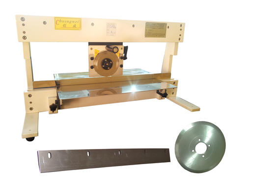 CWV-1M PCB-afschilders met verstelbare lineaire en cirkelvormige bladen