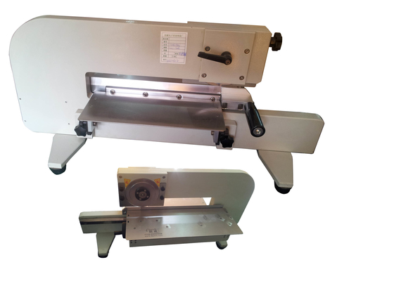 Eenvoudig te bedienen PCB-separator-snijmachine gemotoriseerd 330mm Fr4 handdruk