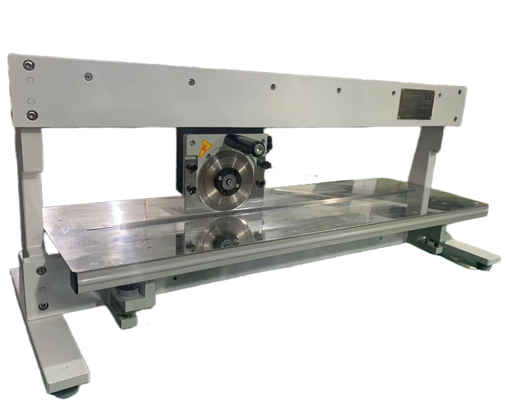 Handmatige of semi-automatische pcb-snijmachine met cirkelvormig en lineair snijblad 720 mm