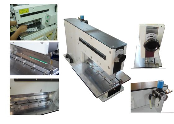 Pneumatische V-groove pcb-snijmachine SMTfly-480J met capaciteitscontroelfunctie