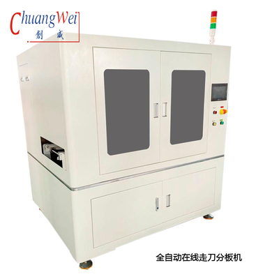Professionele pcb V-snijmachine pneumatische 3,5 mm lineaire lemmet 330 mm Online winkelen