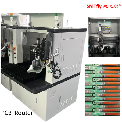 PCB-routermachine met tweerichtingsverwisselende schuifmachine en automatische scheidsregelaar