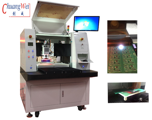 Compacte en gemakkelijk te installeren laser pcb-afschilferingsmachine voor kleine werkplekken