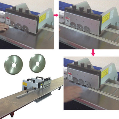 Multi-Section Cutting Long Platform PCB Depaneling Machine voor hoge precisie