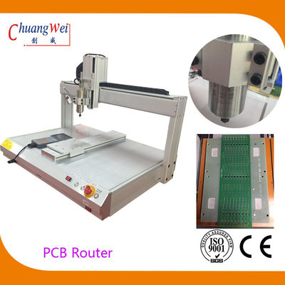 High Speed PCB Router Machine voor het verwijderen van witte PCB's met een snijsnelheid van 500 mm/s