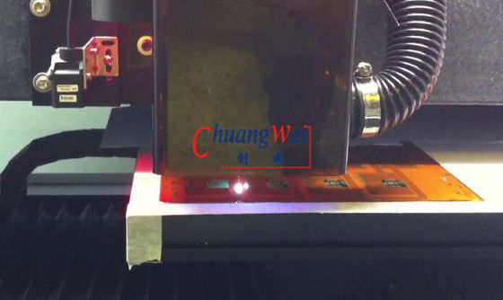 de Machine van de Laserpcb Depaneling van 18W Optowave 355nm zonder Spanning