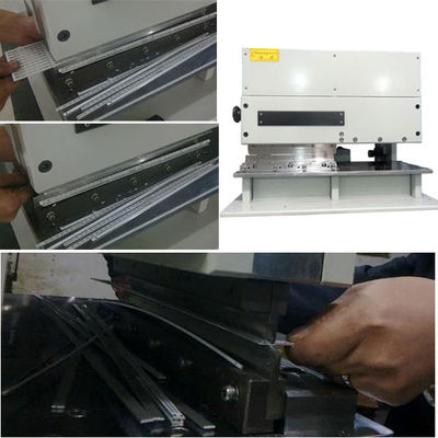 2.0mm FR4 Raadspcb V snijden Machine met Twee Scherpe Lineaire Bladen