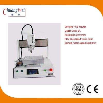 Desktop pcb snijmachine met noodschakelaar